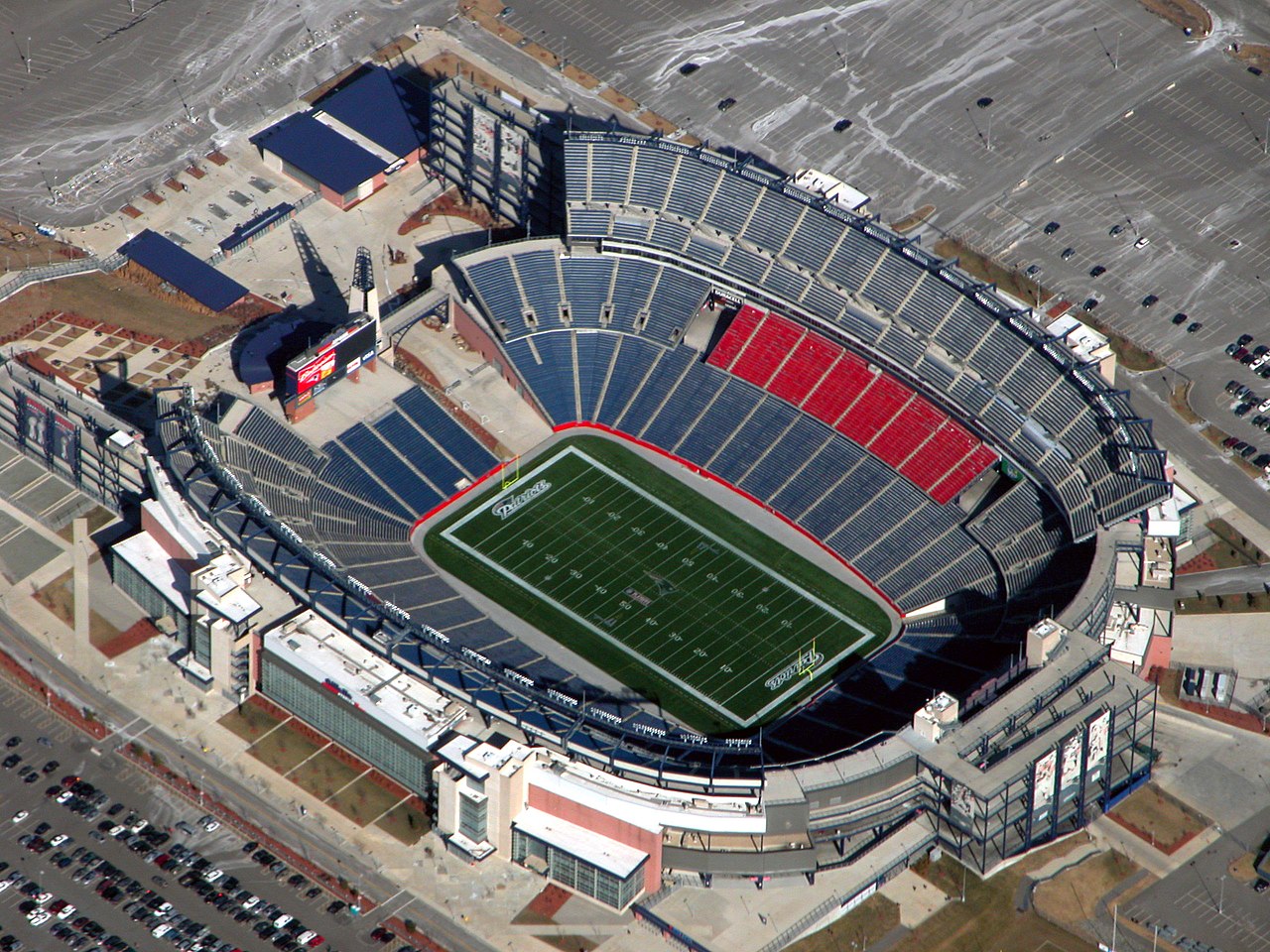 Gillette Stadium — С воздуха