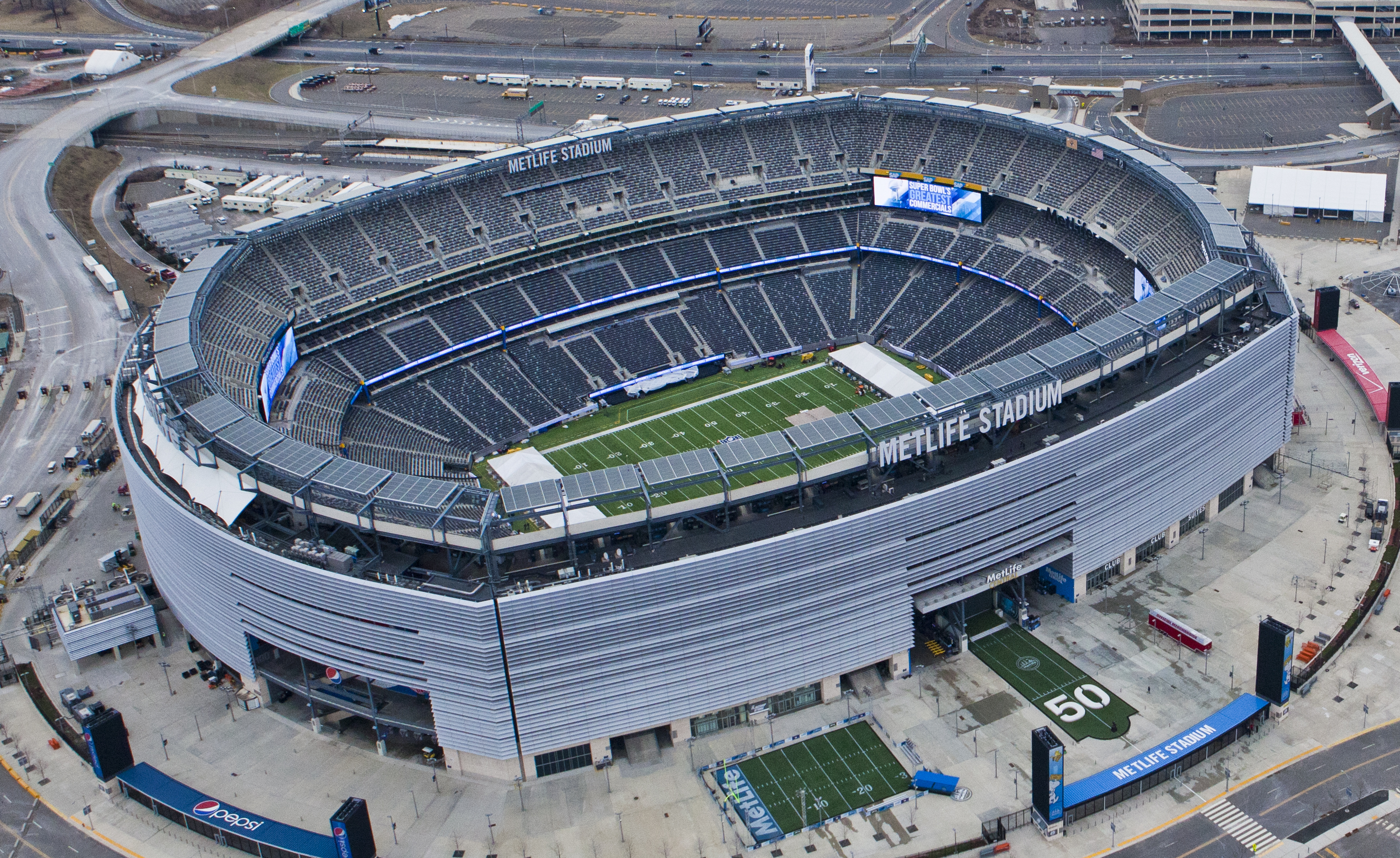 MetLife Stadium — С воздуха